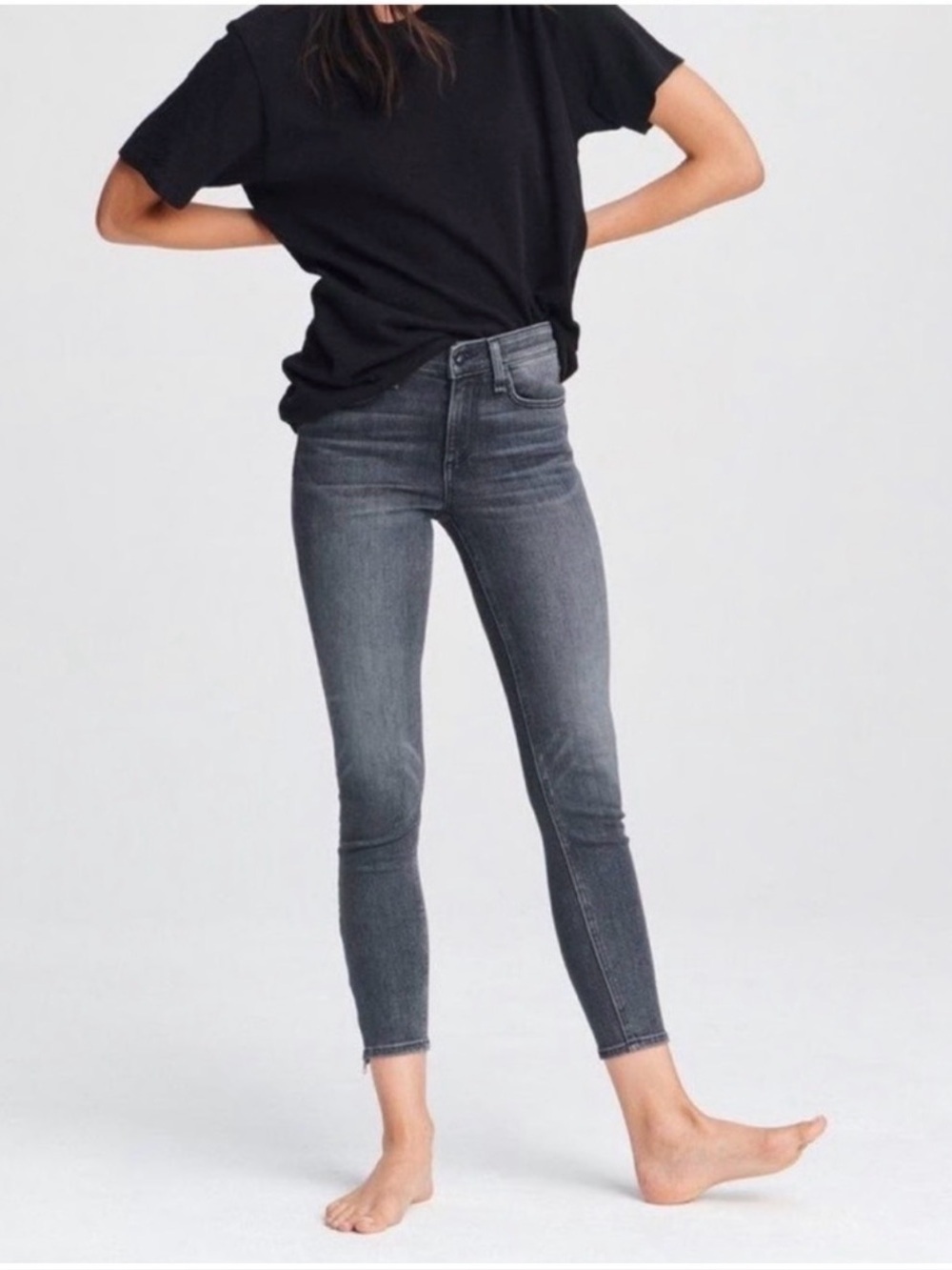Rag & Bone Cate Mid-Rise Ankle Skinny in the Abbey Road wash Size 27 NWT